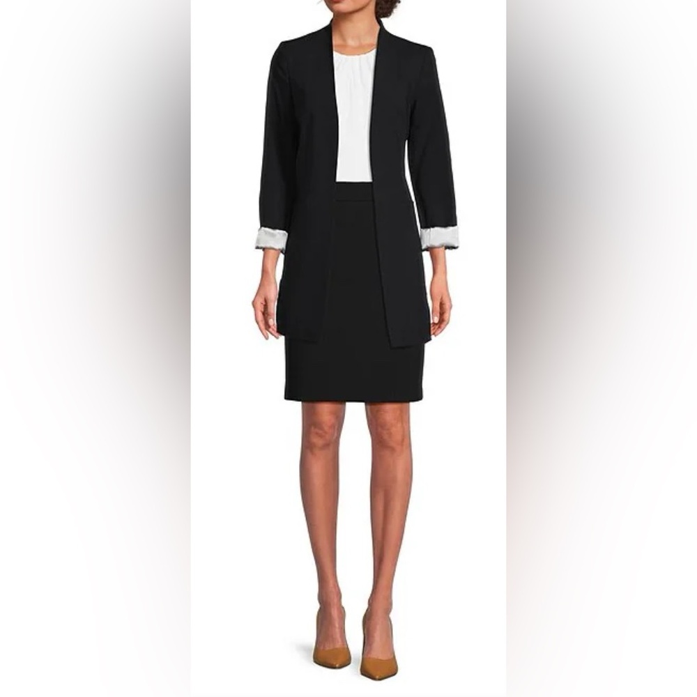 Calvin Klein High Rise Luxe Stretch Coordinating Pencil Skirt. NEW WITH TAGS